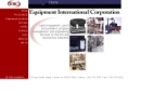 Website Snapshot of EQUIPMENT INTERNATIONAL CORP.